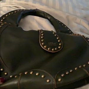 Matt and Nat leather purse with studs.